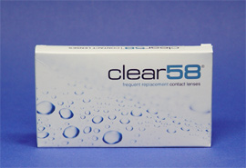 Kontaktlinsen Clear 58